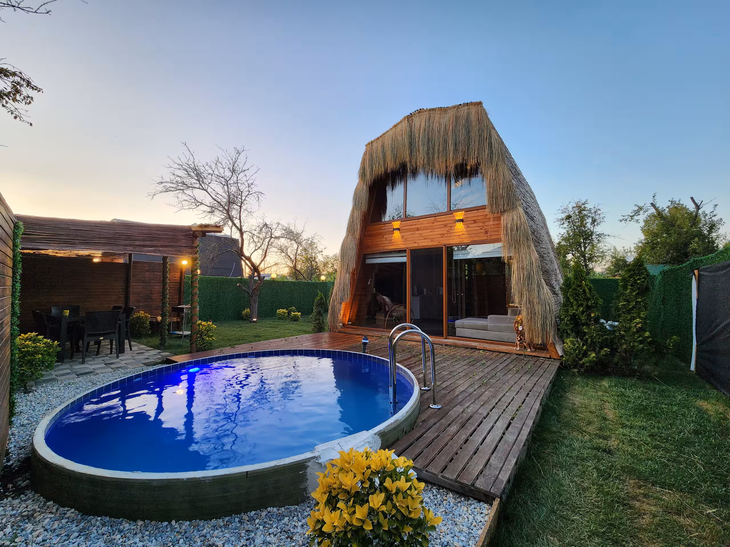 Bungalov iç mekan detayı